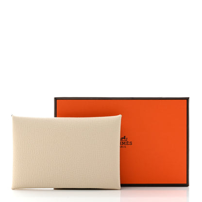 Hermes Epsom Calvi Card Case Craie 7 of 7