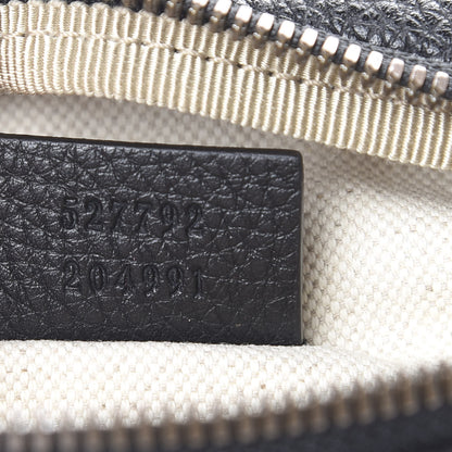 Gucci Grained Calfskin Small Logo Belt Bag Black 6 of 9