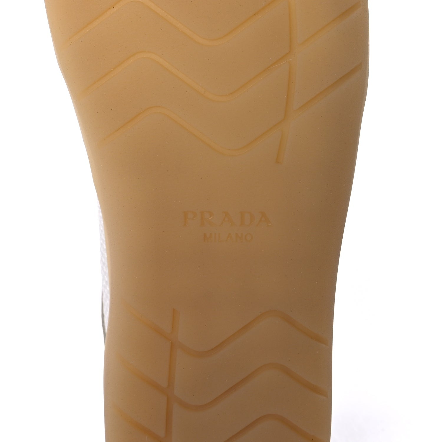 Prada Mesh Rubber Speedrock Sneakers 37  Natural 7 of 9