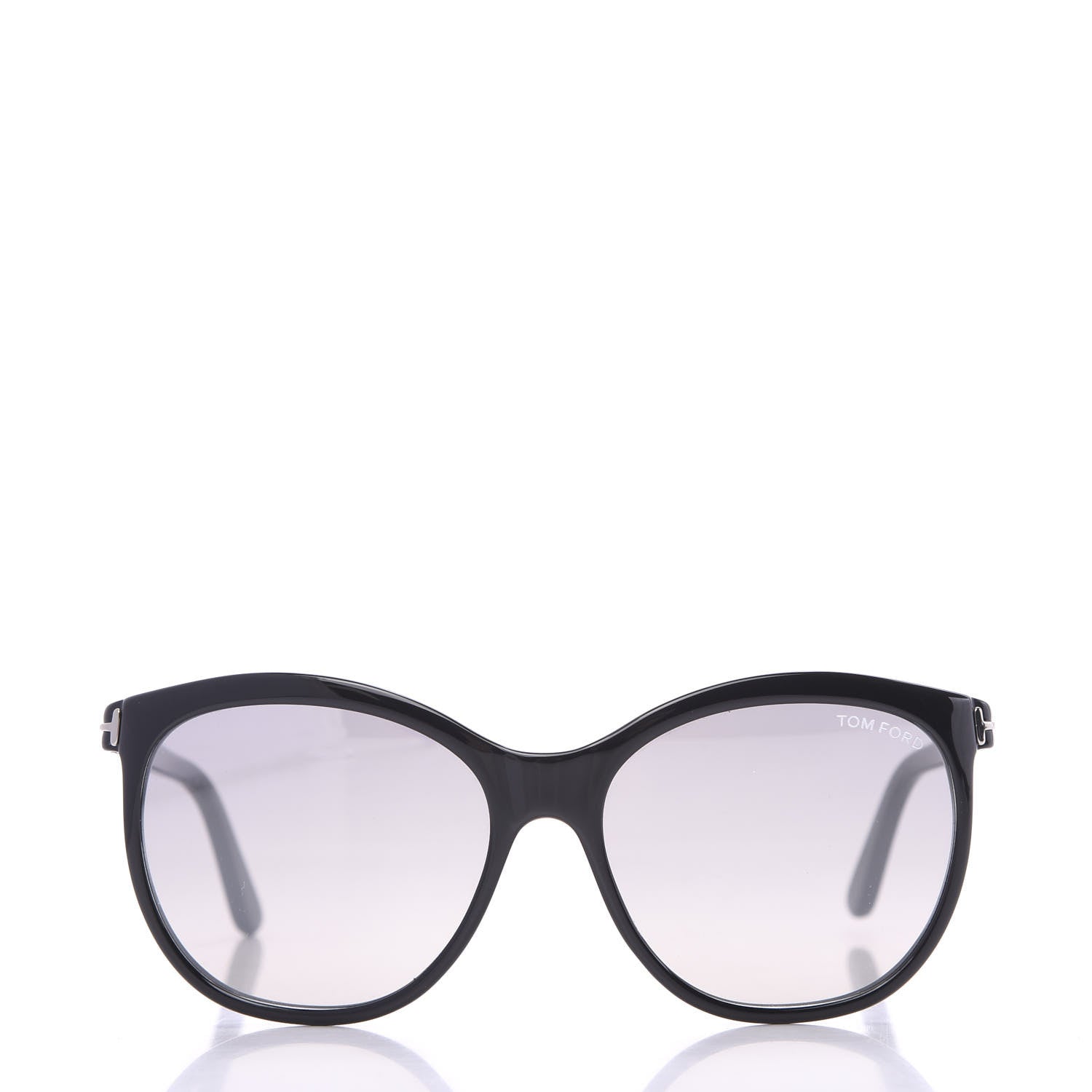 Tom Ford Geraldine Round Sunglasses TF568 Black 2 of 7