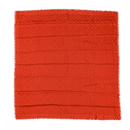 Louis Vuitton Silk Wool Monogram Shawl Orient 1 of 3