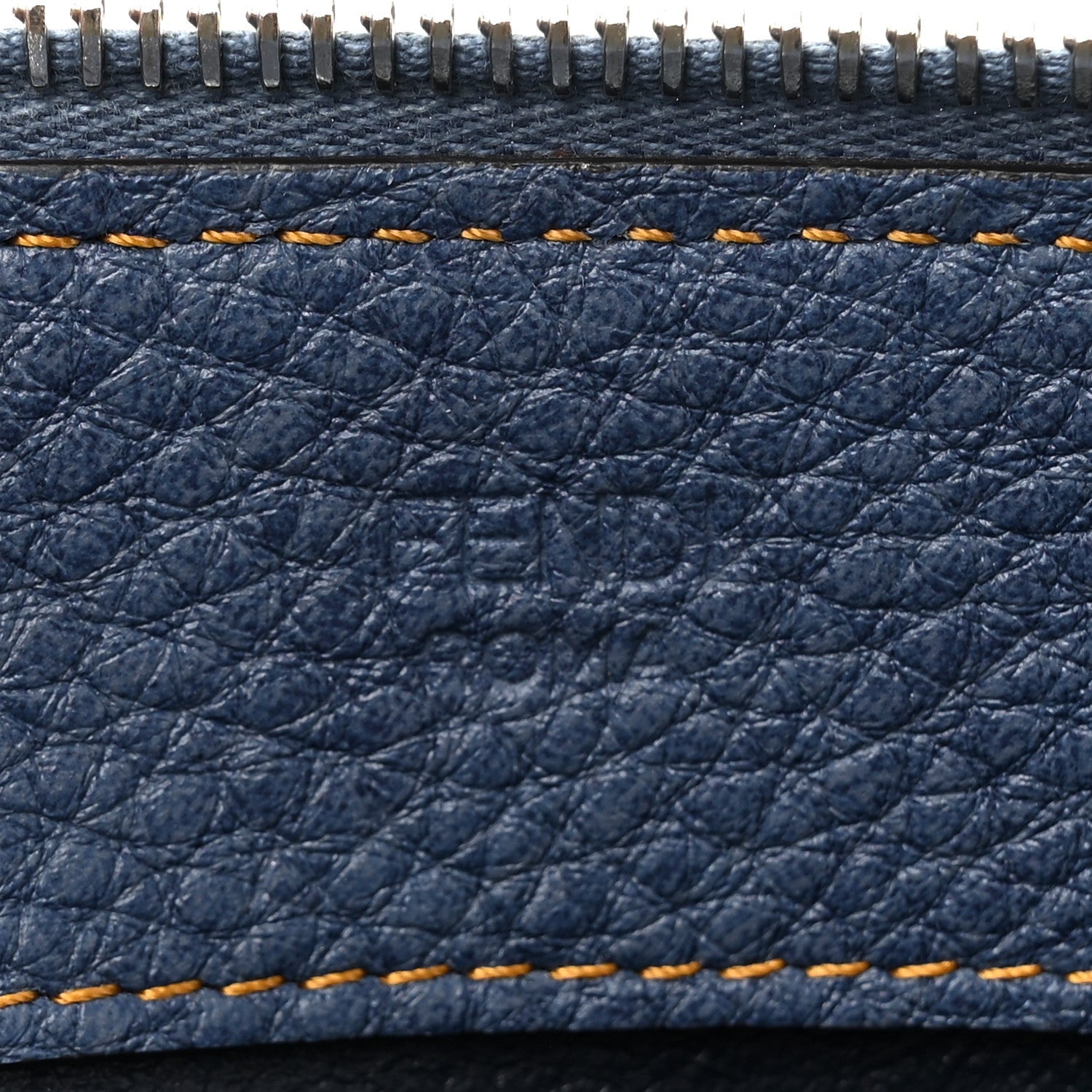 Fendi Denim Effect Cuoio Romano Mini By The Way Soft Myrtle 6 of 7
