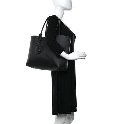 Gucci Calfskin GG Supreme Monogram Medium Reversible Tote Black 2 of 16