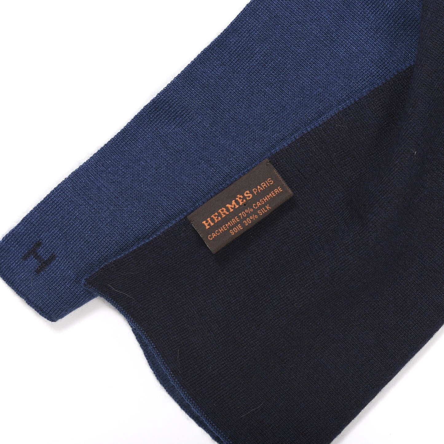 Cashmere Silk Stole Bleu