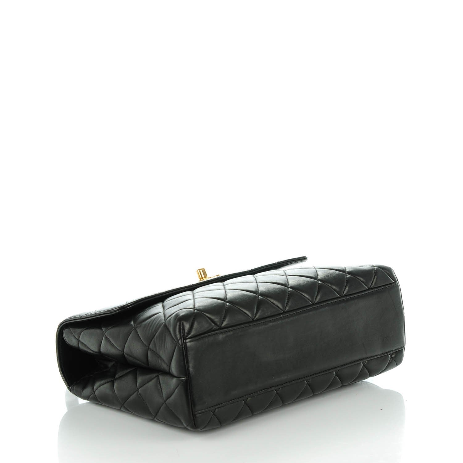 Chanel Lambskin Quilted Medium Kelly Flap Bag Black 4 of 8