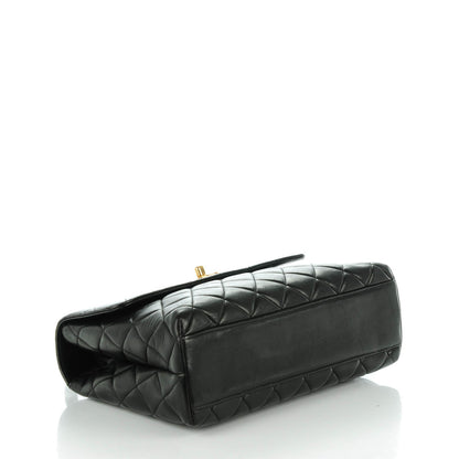 Chanel Lambskin Quilted Medium Kelly Flap Bag Black 4 of 8