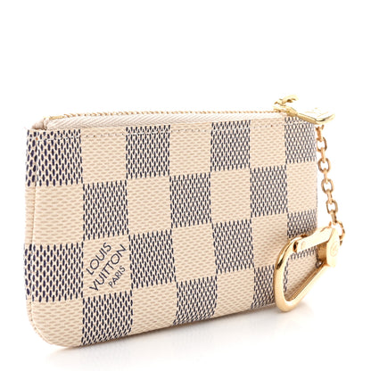 Louis Vuitton LOUIS VUITTON Damier Azur Key Pouch 3 of 9