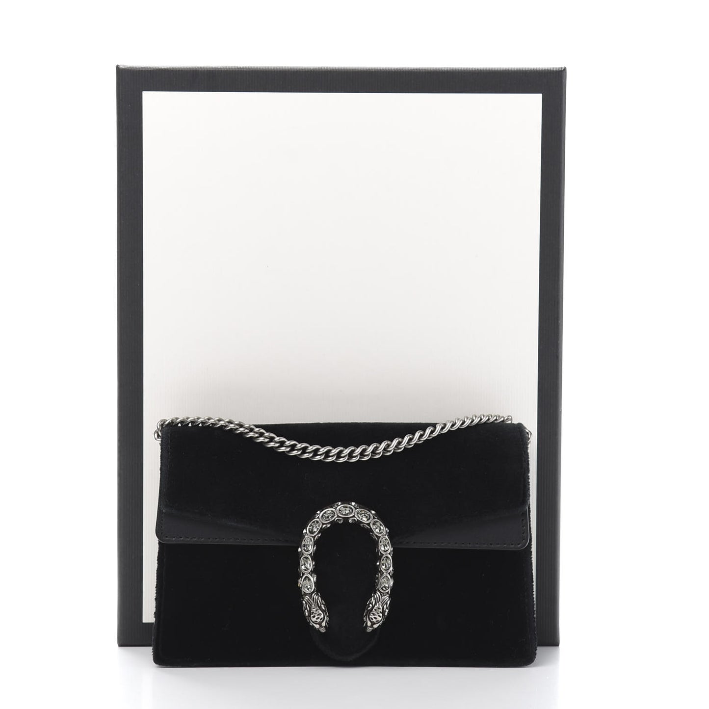 Velvet Super Mini Dionysus Shoulder Bag Black