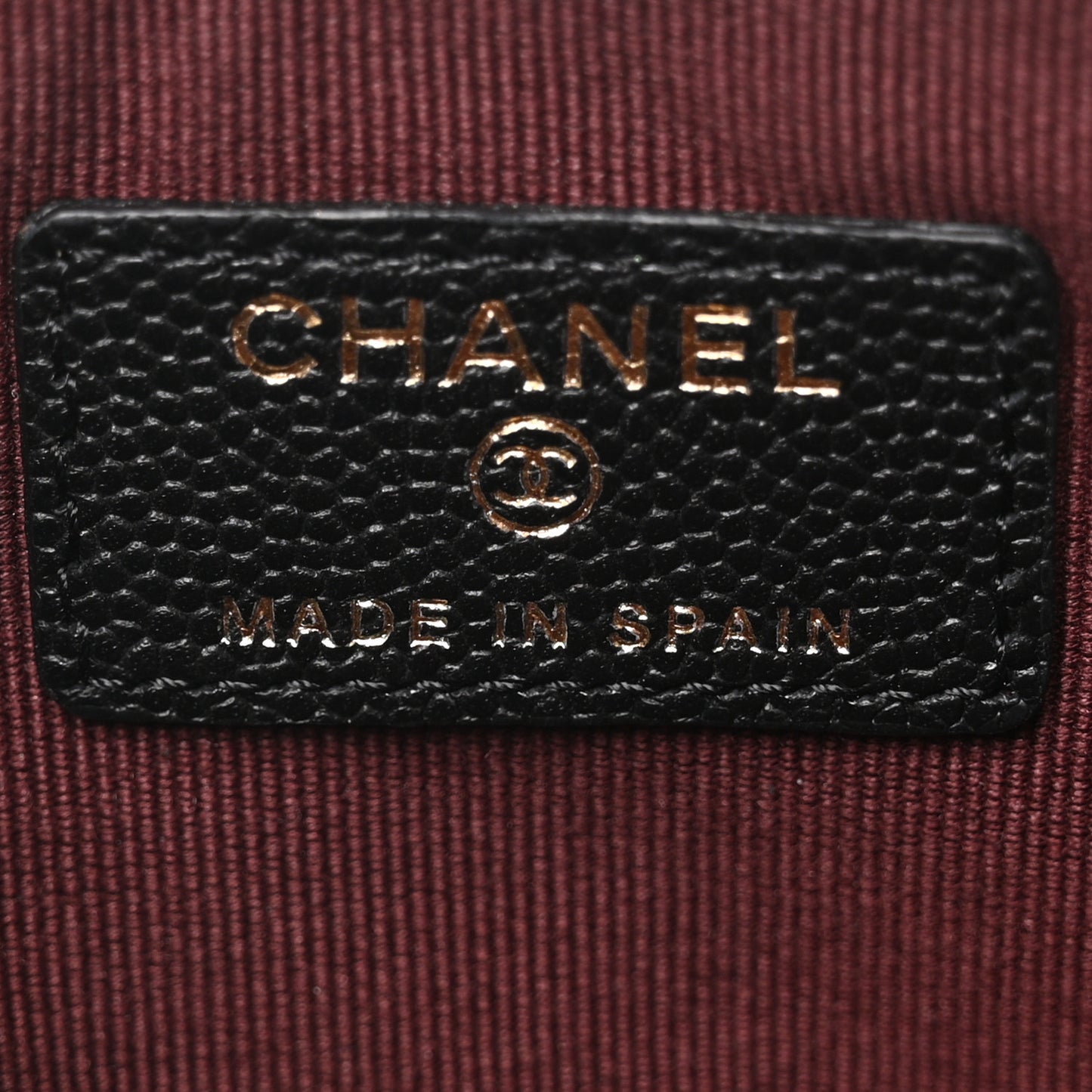 Caviar Quilted Small Pouch Black