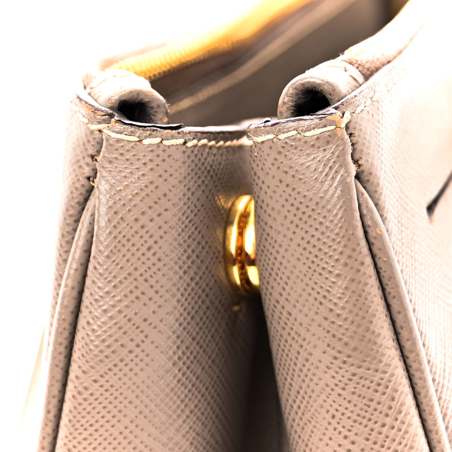 Prada Saffiano Medium Galleria Double Zip Tote Argilla 10 of 13