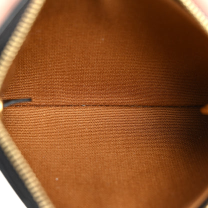 Celine Triomphe Canvas Coin and Card Pouch With Hook Black 5 of 8