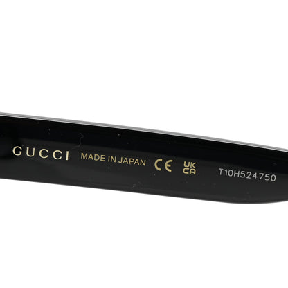 Gucci Acetate Round Sunglasses GG0035SN Black 5 of 7
