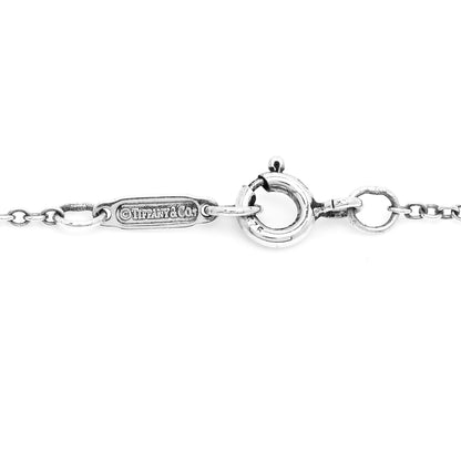 Tiffany Sterling Silver Notes Round Pendant Necklace 4 of 6