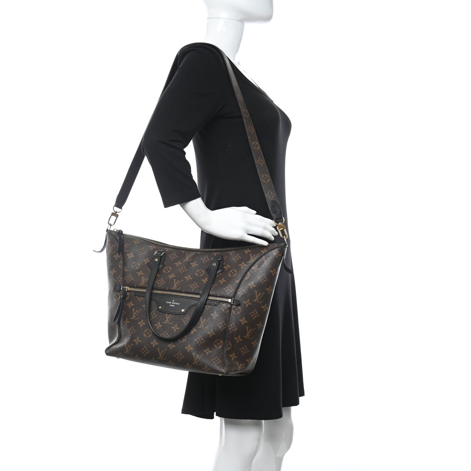 Louis Vuitton Monogram Tournelle MM Black 2 of 13