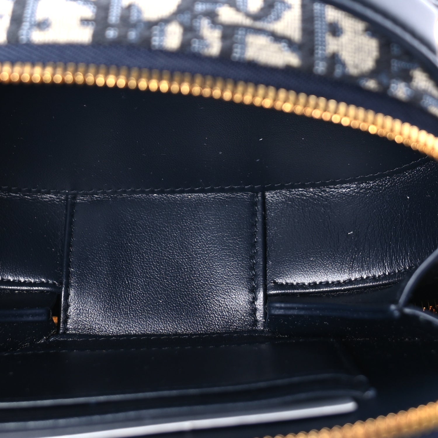 Christian Dior Oblique CD Signature Oval Crossbody Camera Bag Blue Multicolor 4 of 7