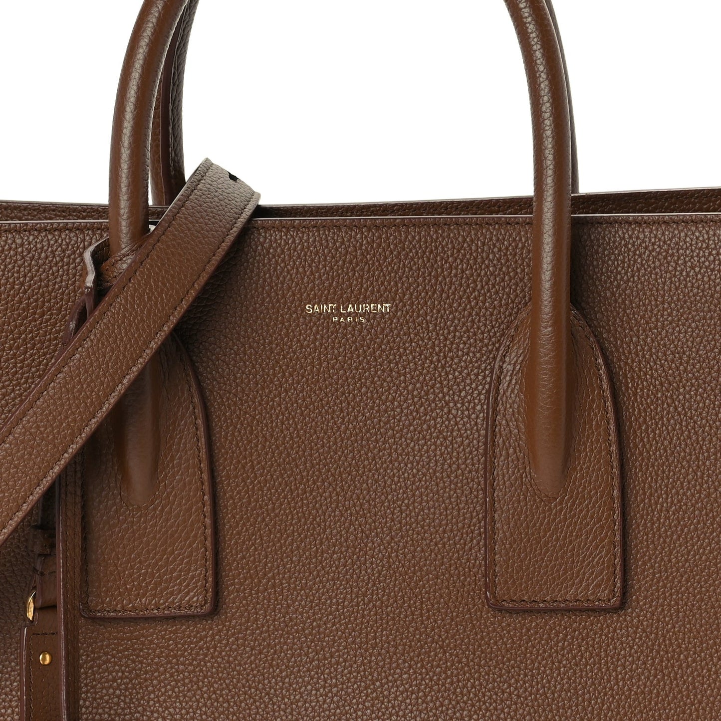 Grained Calfskin Large Souple Sac De Jour  Cinnamon