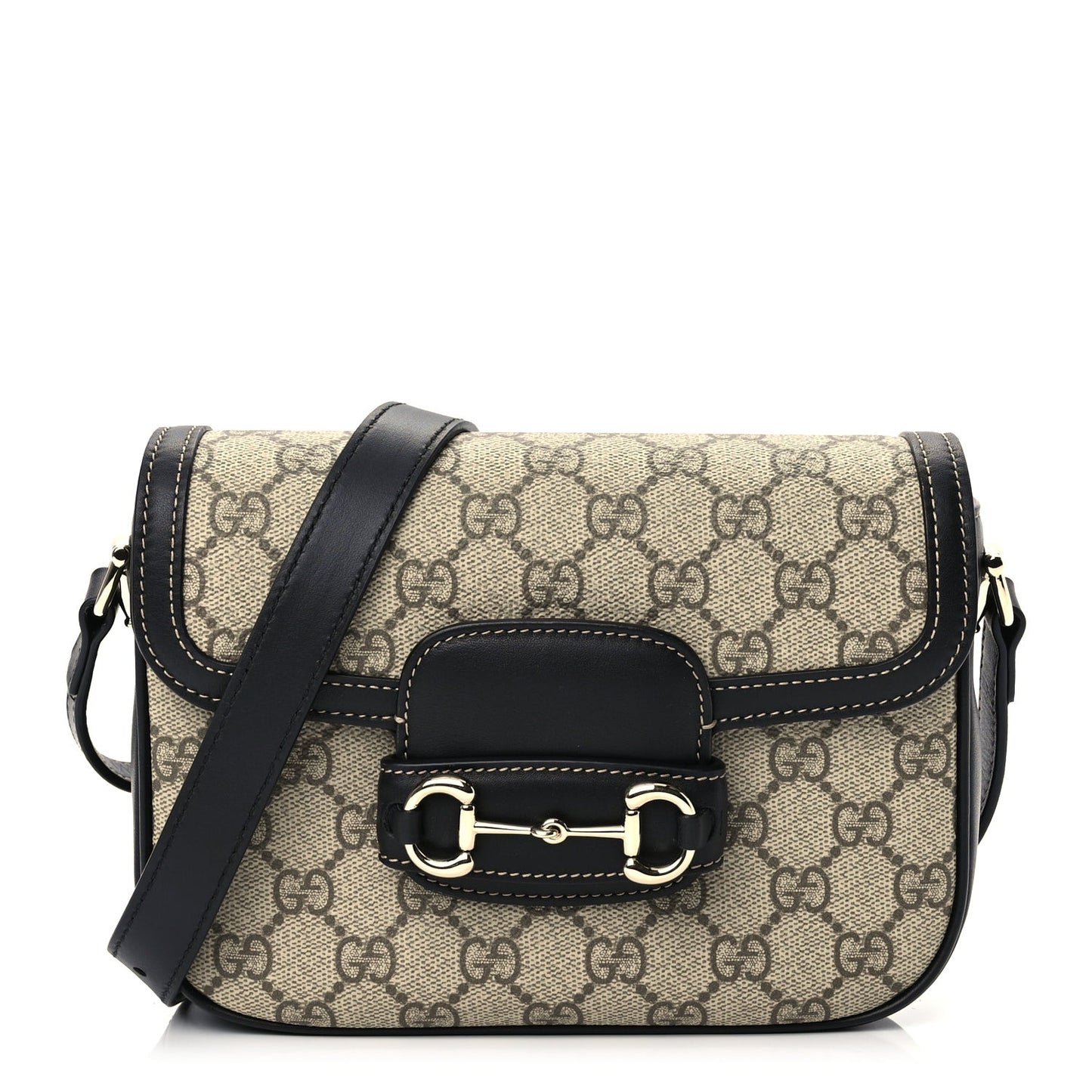 Supreme Monogram Horsebit 1955 Soft Small Shoulder Bag  GG Supreme Monogram