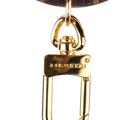 Louis Vuitton Monogram Kusama Pumpkin Dots Key Holder Red 3 of 6