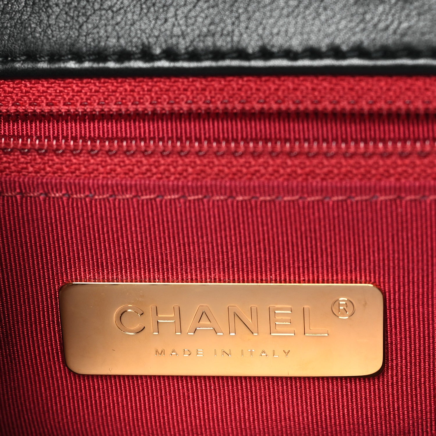 Chanel Calfskin Quilted Chain Handle Flap Black 6 of 10
