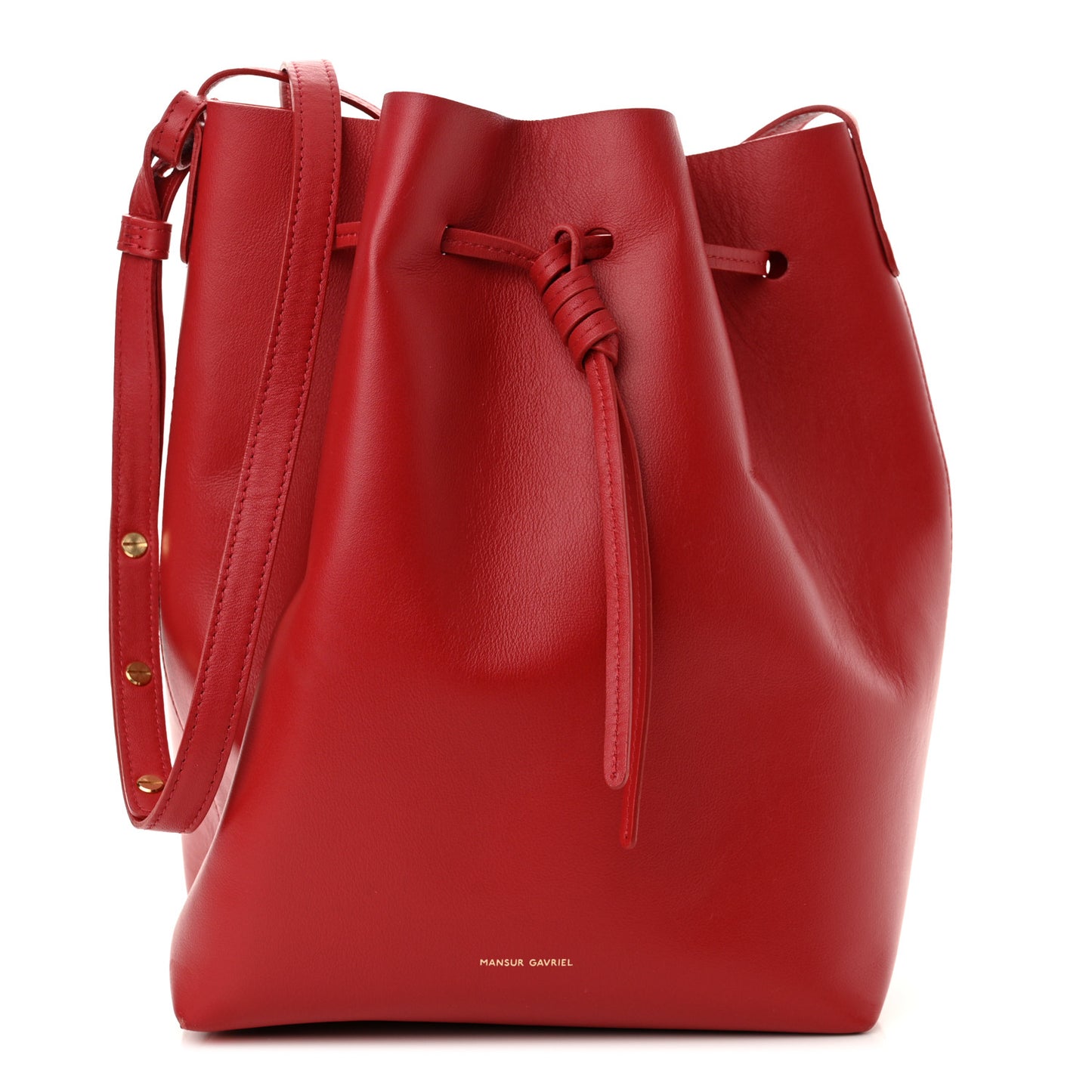 Calfskin Bucket Bag Flamma