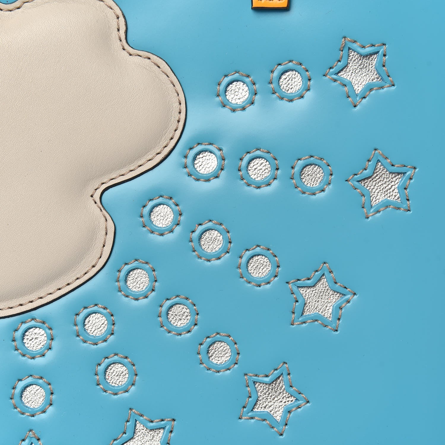 Gucci Calfskin Childrens Rainbow Tote Blue 10 of 10