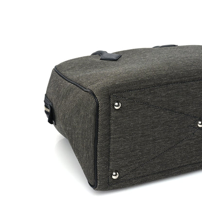 Hermes Toile Taurillon Clemence Victoria II 35 Black 8 of 9