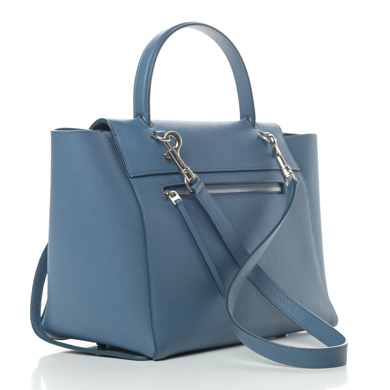 Celine Grained Calfskin Mini Belt Bag Slate Blue 2 of 5