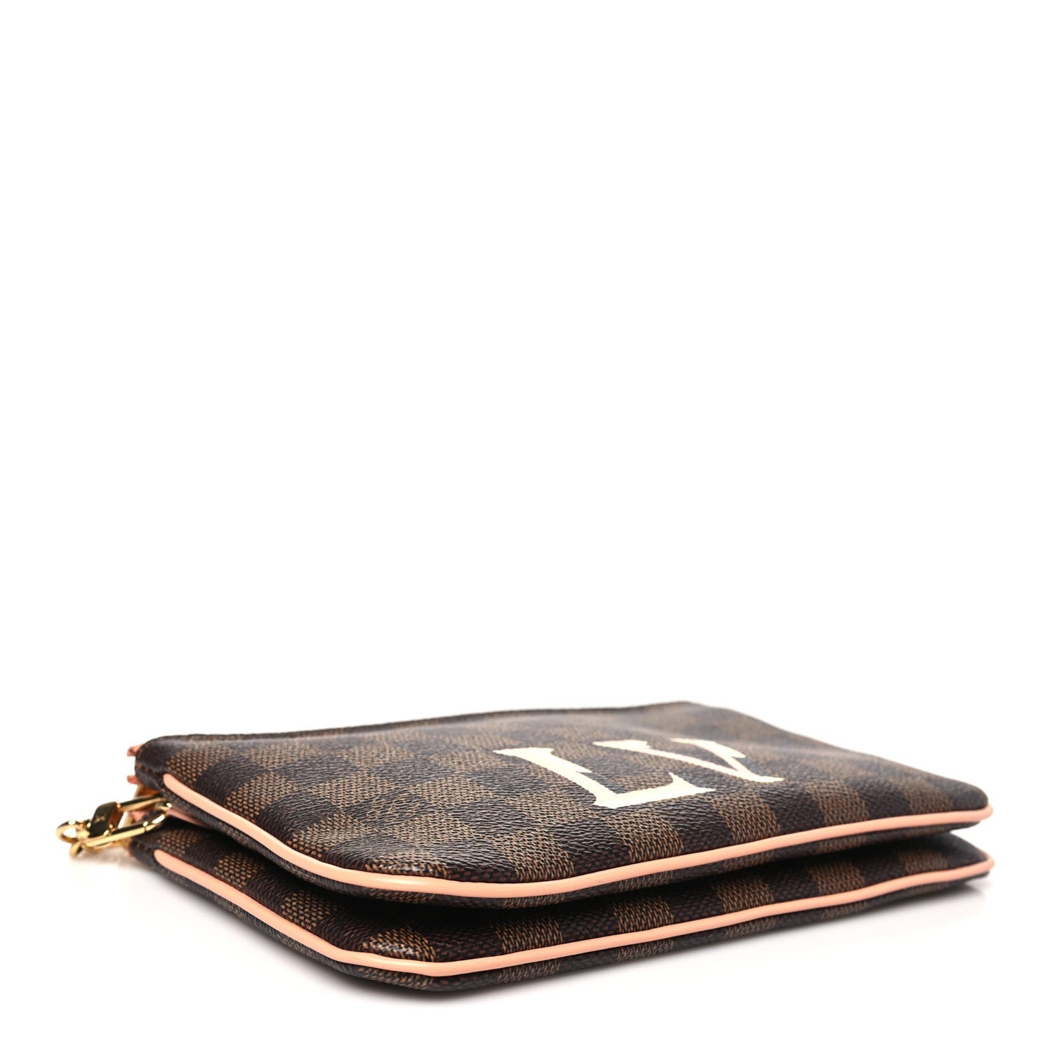 Louis Vuitton Damier Ebene Double Zip Pochette 4 of 7