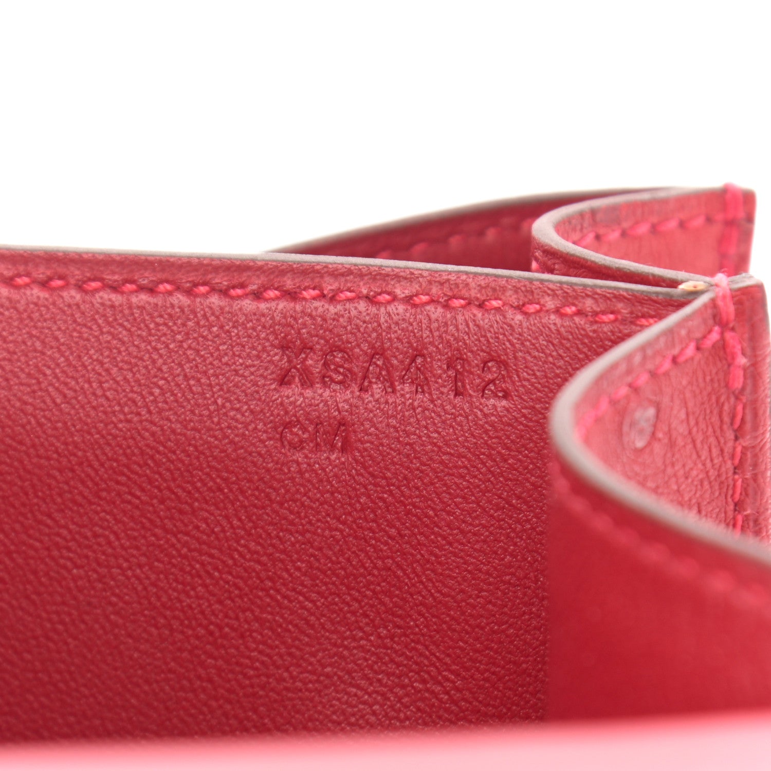 Hermes Ostrich Constance 24 Rouge Vif 7 of 11