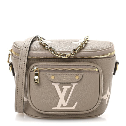 Louis Vuitton Empreinte Monogram Giant Mini Bumbag Tourterelle Cream 1 of 7