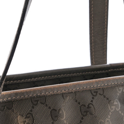Gucci Imprime Monogram Medium Zippered Shopping Tote Pewter 11 of 13