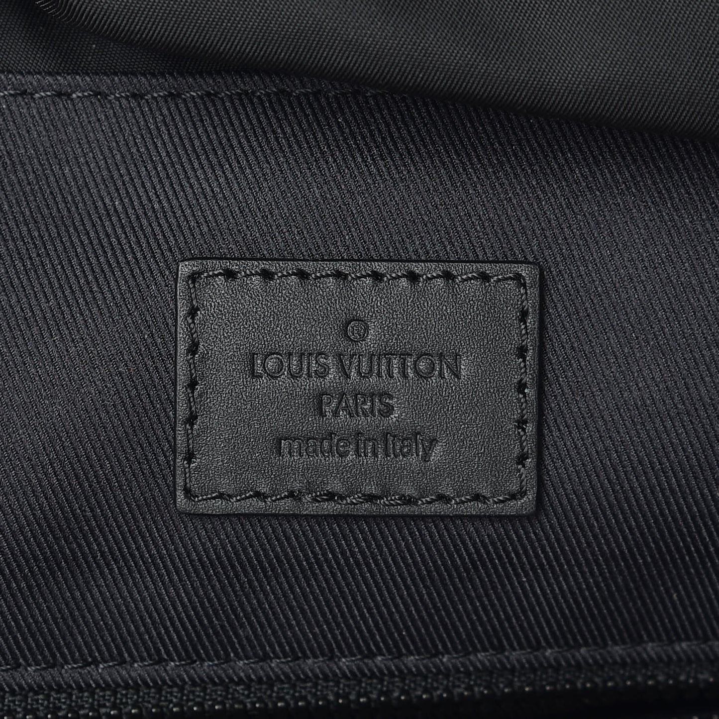 Calfskin Monogram Shadow Discovery Backpack Black