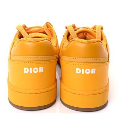 Christian Dior Smooth Calfskin Oblique Galaxy Mens B27 Low Top Sneakers 42  Yellow 6 of 11