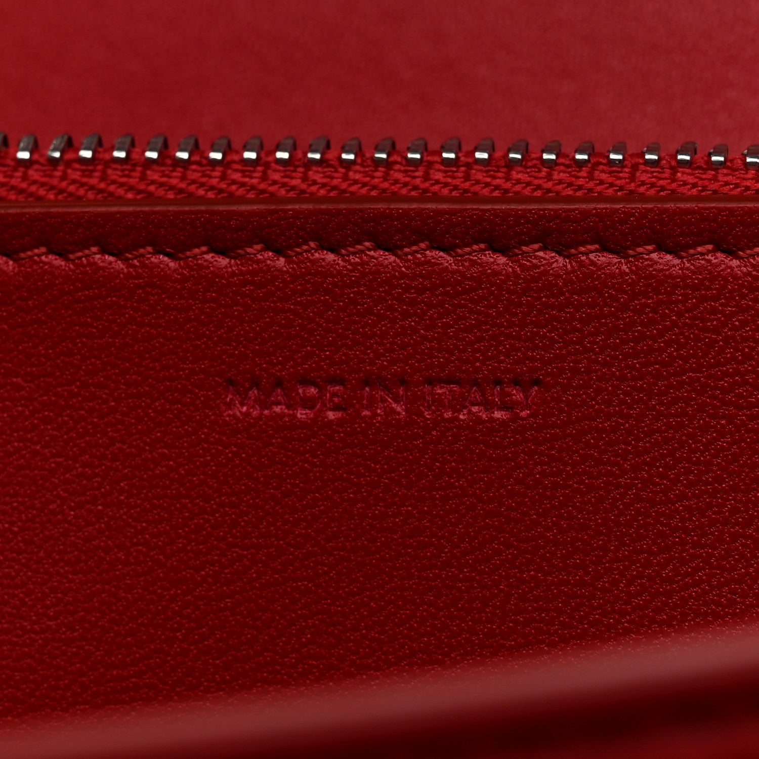 Celine Smooth Calfskin Medium Classic Box Flap Bag Red 7 of 7