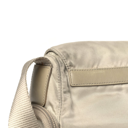 Prada Nylon Vela Single Buckle Messenger Bag Deserto 10 of 11