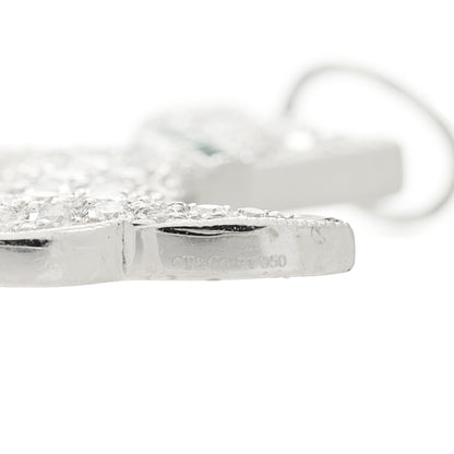 Tiffany Platinum Diamond Emerald Scottie Dog Charm 5 of 6