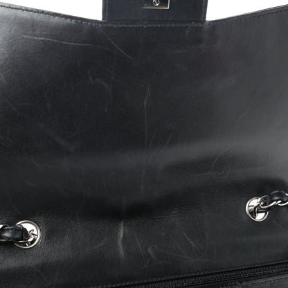 Chanel Shiny Crocodile Jumbo Single Flap Black 11 of 11