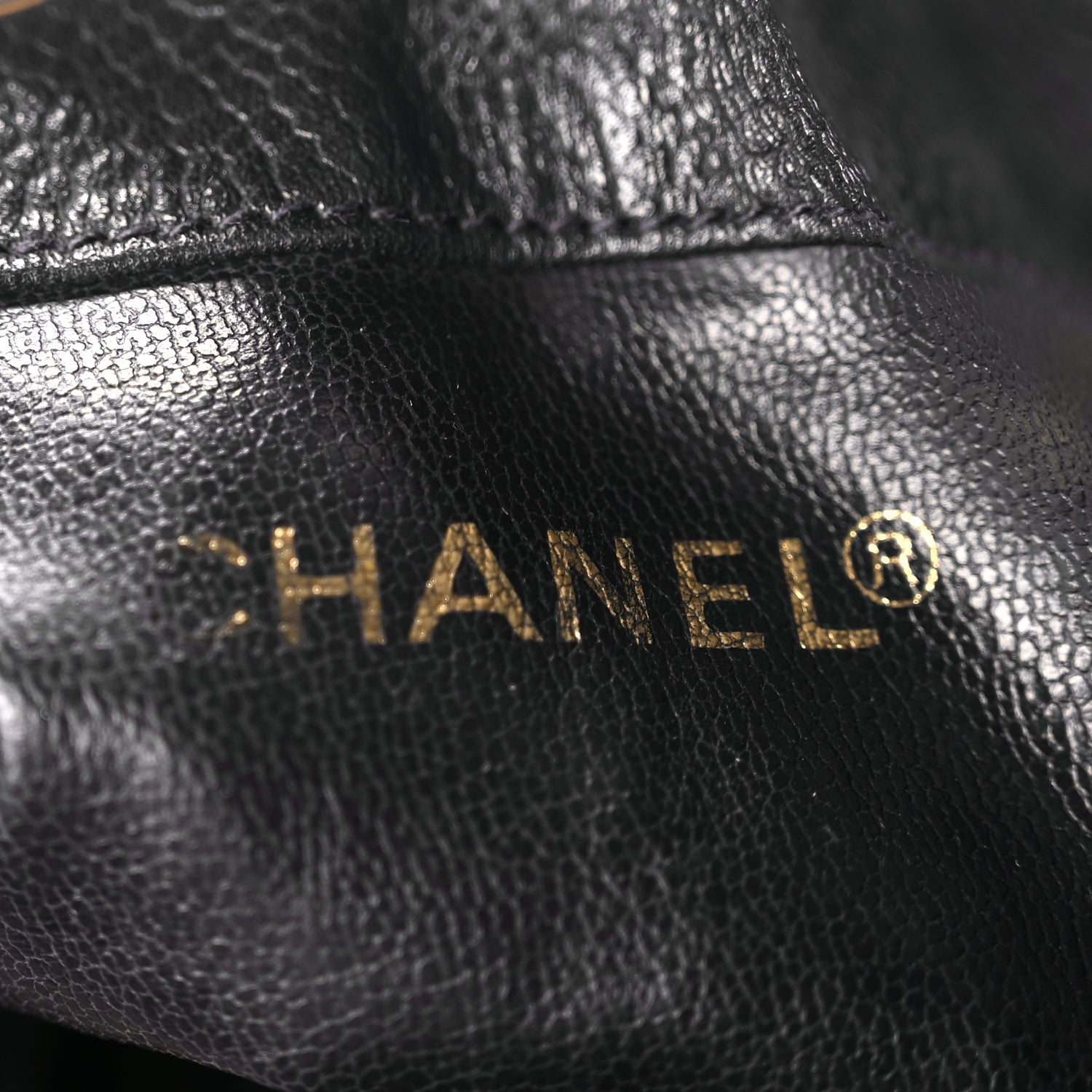 Chanel Caviar CC Drawstring Shoulder Bag Black 6 of 10