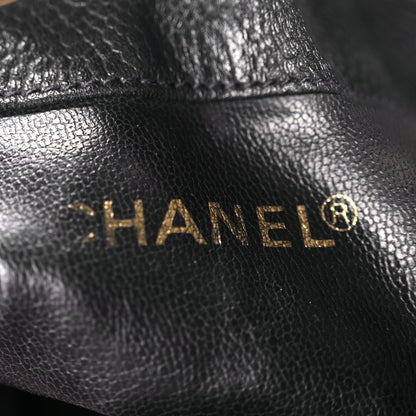 Chanel Caviar CC Drawstring Shoulder Bag Black 6 of 10