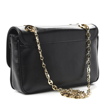 Gucci Azalea Calfskin Small Marina Chain Shoulder Bag Black 3 of 10