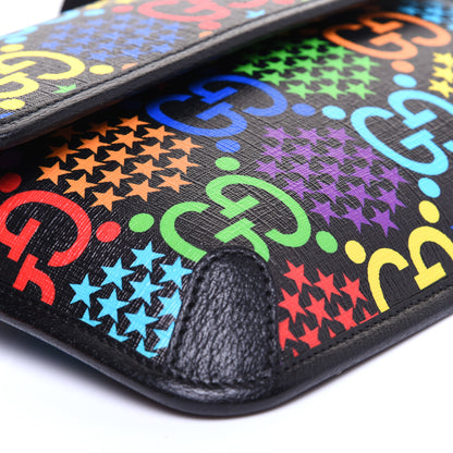 Gucci GG Supreme Monogram Psychedelic Slim Belt Bag Black 6 of 10