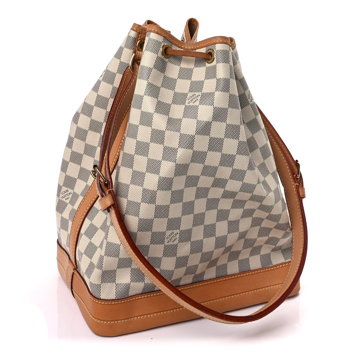 Damier Azur Noe White