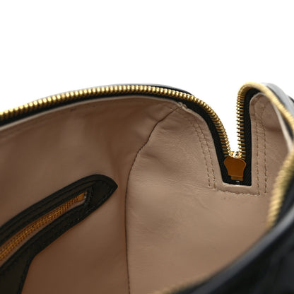 Louis Vuitton Lambskin Malletage Speedy Bandouliere 25 Black 11 of 11