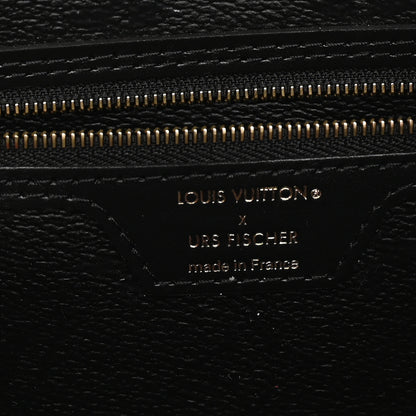 Louis Vuitton X UF Tufted Monogram Neverfull MM Black Red 6 of 9