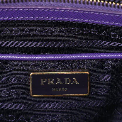 Prada Saffiano Medium Galleria Double Zip Tote Viola 5 of 8