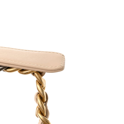 Chanel Tweed Maxi Chanel 19 Flap Beige Black 11 of 12