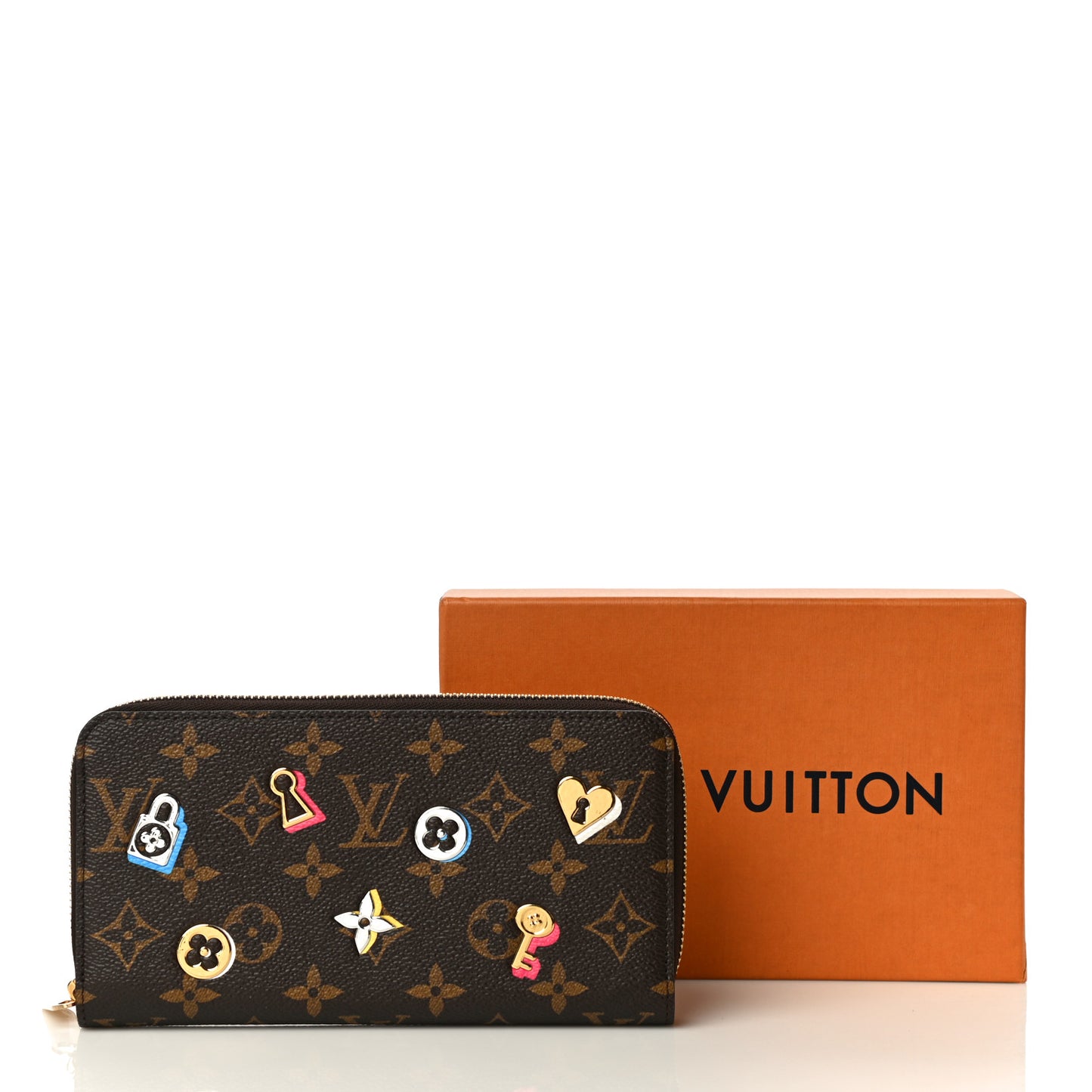 Monogram LV Love Lock Zippy Wallet