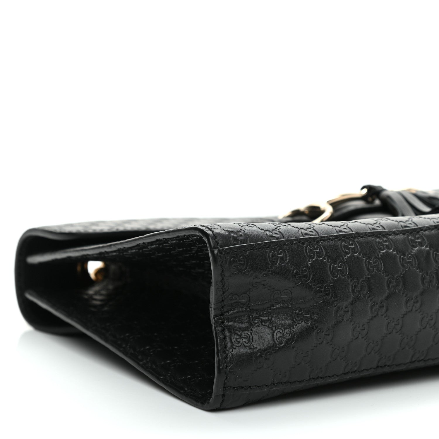 Gucci Microguccissima Medium Emily Chain Shoulder Bag Black 9 of 10