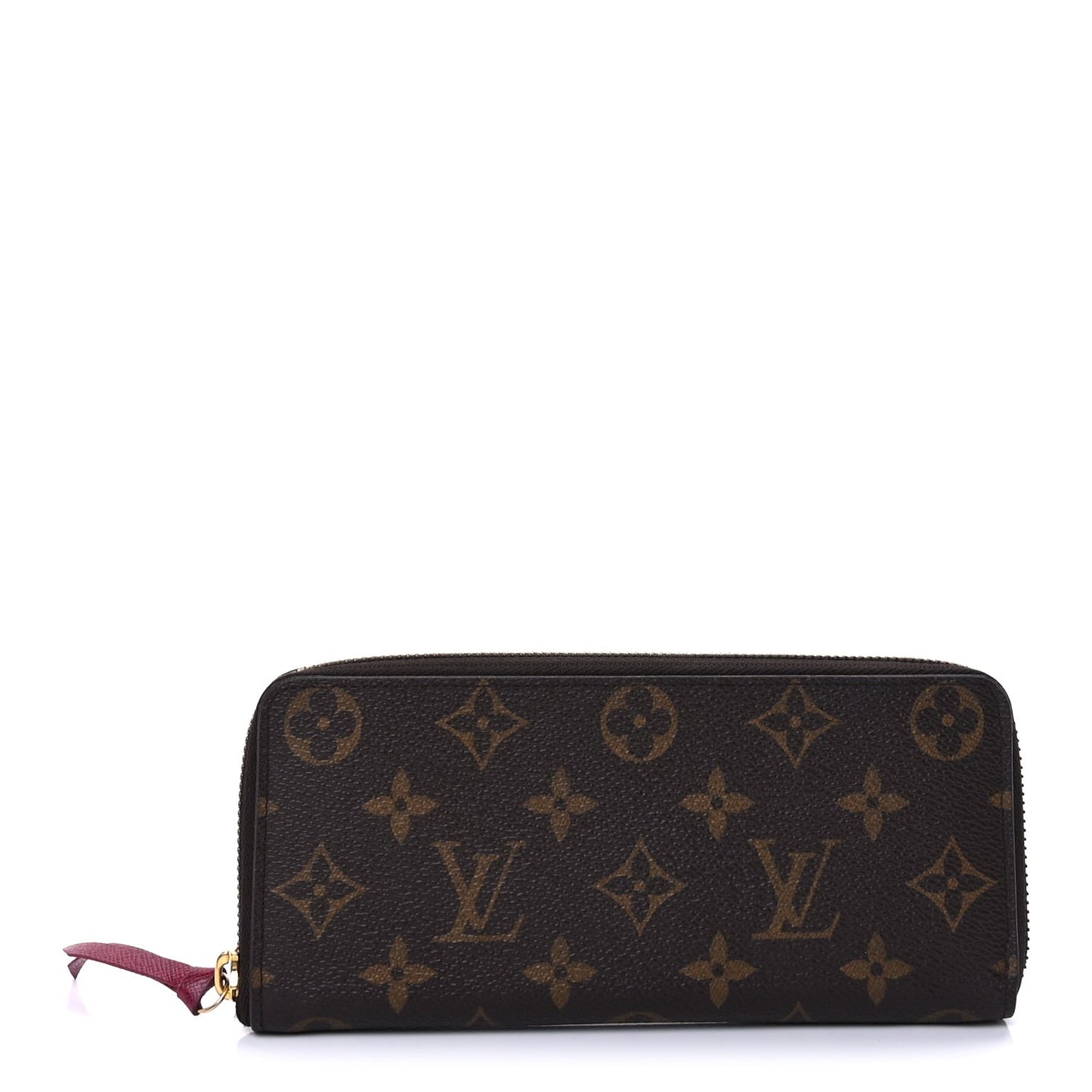 Monogram Clemence Wallet  Fuchsia