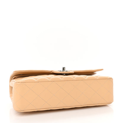 Chanel Caviar Quilted Medium Double Flap Beige 3 of 9